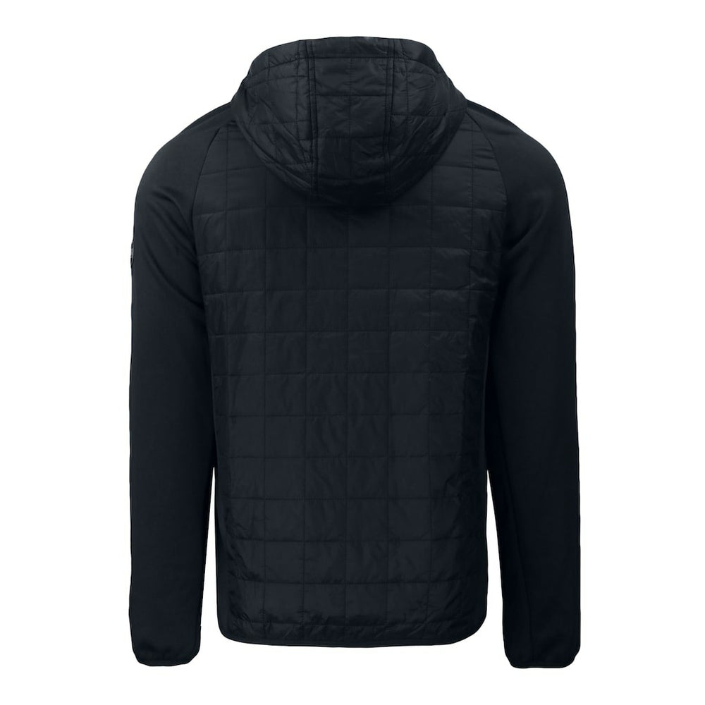 Cleveland Browns Cutter & Buck Rainier Primaloft Eco Full-Zip Hoodie Hybrid Jacket - Black Hoodies