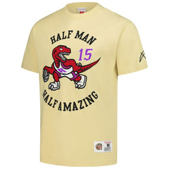 Vince Carter Toronto Raptors Premium T-Shirt Cream - Mitchell & Ness outlet