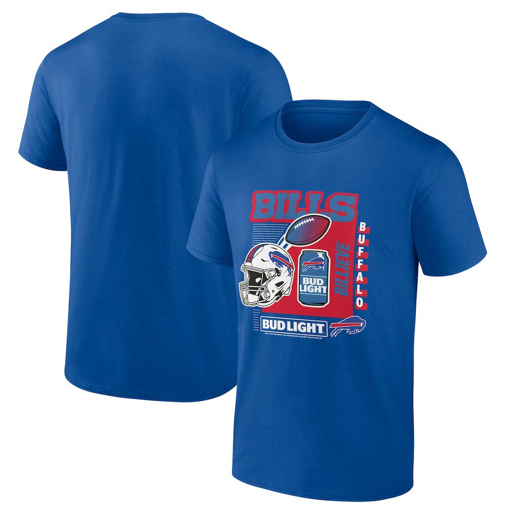Buffalo Bills Bud Light T-Shirt - Royal T-shirts