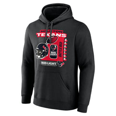 Houston Texans Bud Light Pullover Hoodie - Black Hoodies