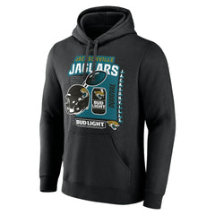 Jacksonville Jaguars Bud Light Pullover Hoodie - Black Hoodies