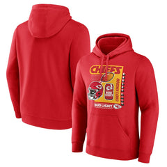Kansas City Chiefs Bud Light Pullover Hoodie - Red Hoodies