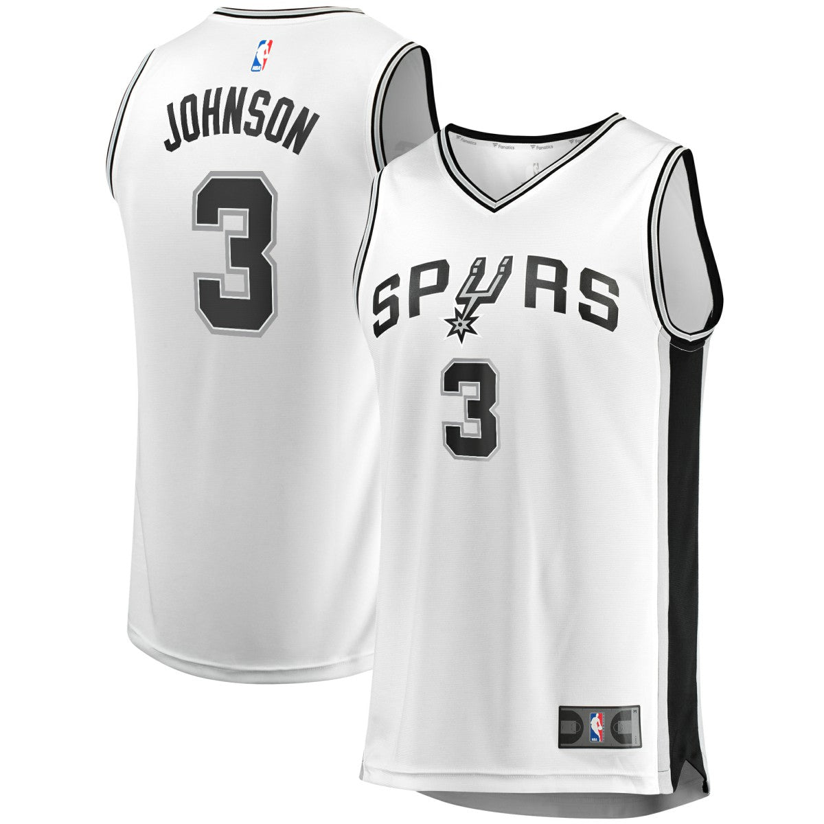 Keldon Johnson San Antonio Spurs Fast Break Association Jersey White - Fanatics outlet