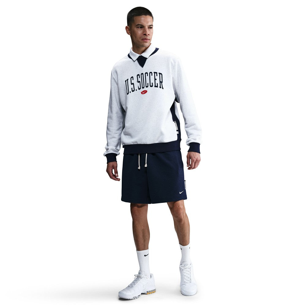 USMNT Standard Issue Pullover Sweatshirt Heather Gray - Nike on sale