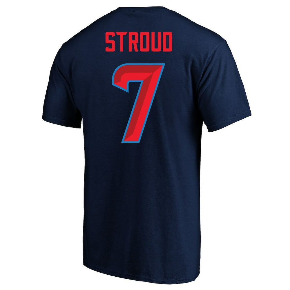 C.J. Stroud Houston Texans Big & Tall Player Name & Number T-Shirt - Navy T-shirts
