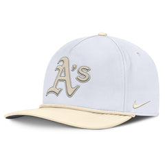 Athletics Nike Pro Performance Snapback Hat - White/Cream Hats