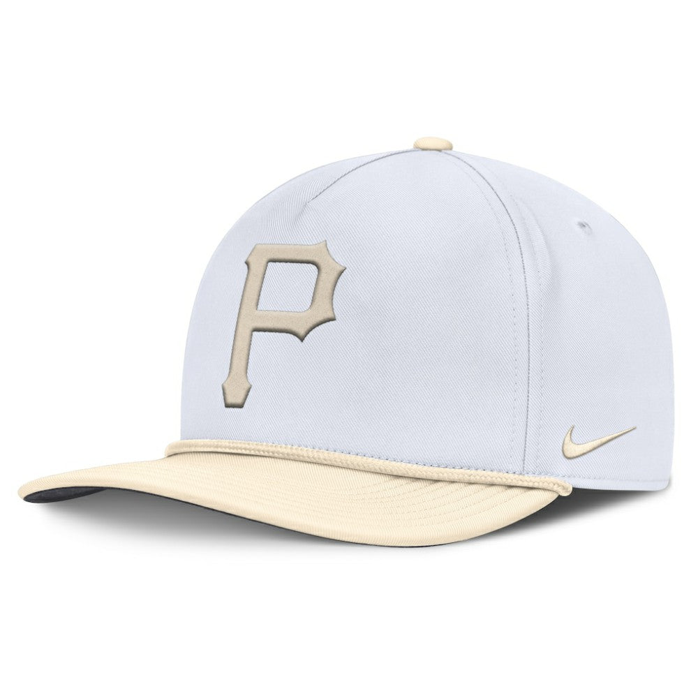 Pittsburgh Pirates Nike Pro Performance Snapback Hat - White/Cream Hats