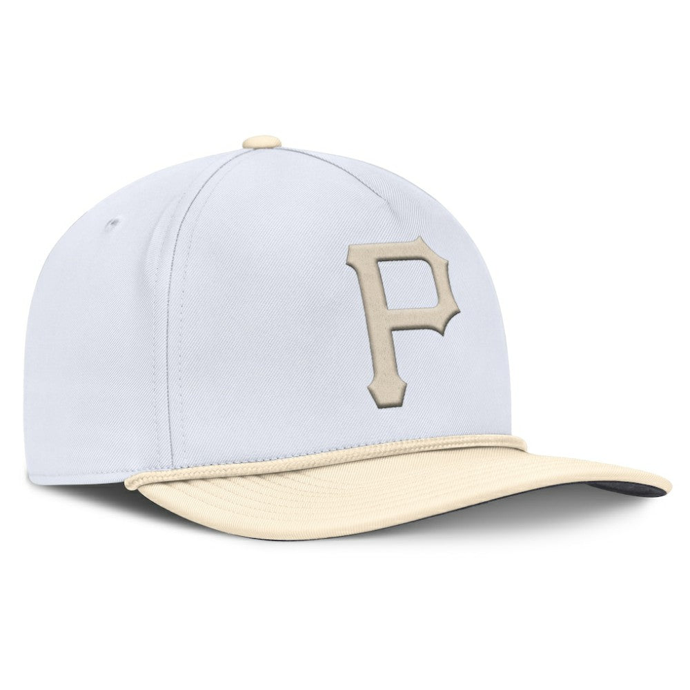 Pittsburgh Pirates Nike Pro Performance Snapback Hat - White/Cream Hats