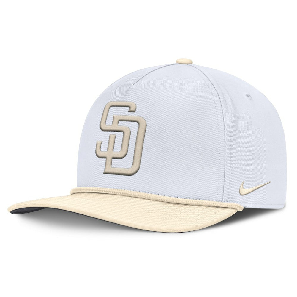San Diego Padres Nike Pro Performance Snapback Hat - White/Cream Hats