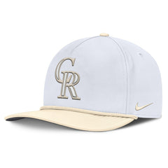 Colorado Rockies Nike Pro Performance Snapback Hat - White/Cream Hats