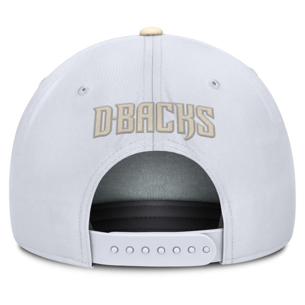 Arizona Diamondbacks Nike Pro Performance Snapback Hat - White/Cream Hats