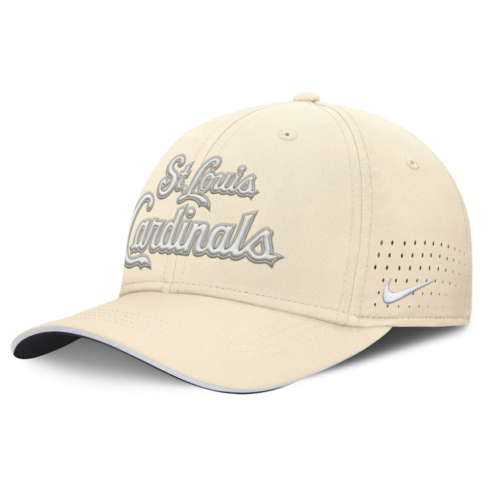 St. Louis Cardinals Nike Rise Performance Flex Hat - Cream Hats