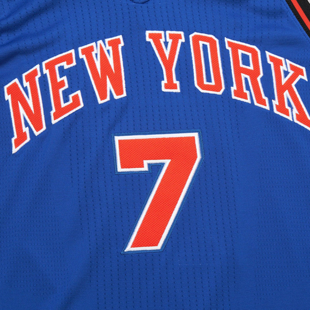 Carmelo Anthony New York Knicks 2010/11 Hardwood Classics Authentic Jersey Blue - Mitchell & Ness