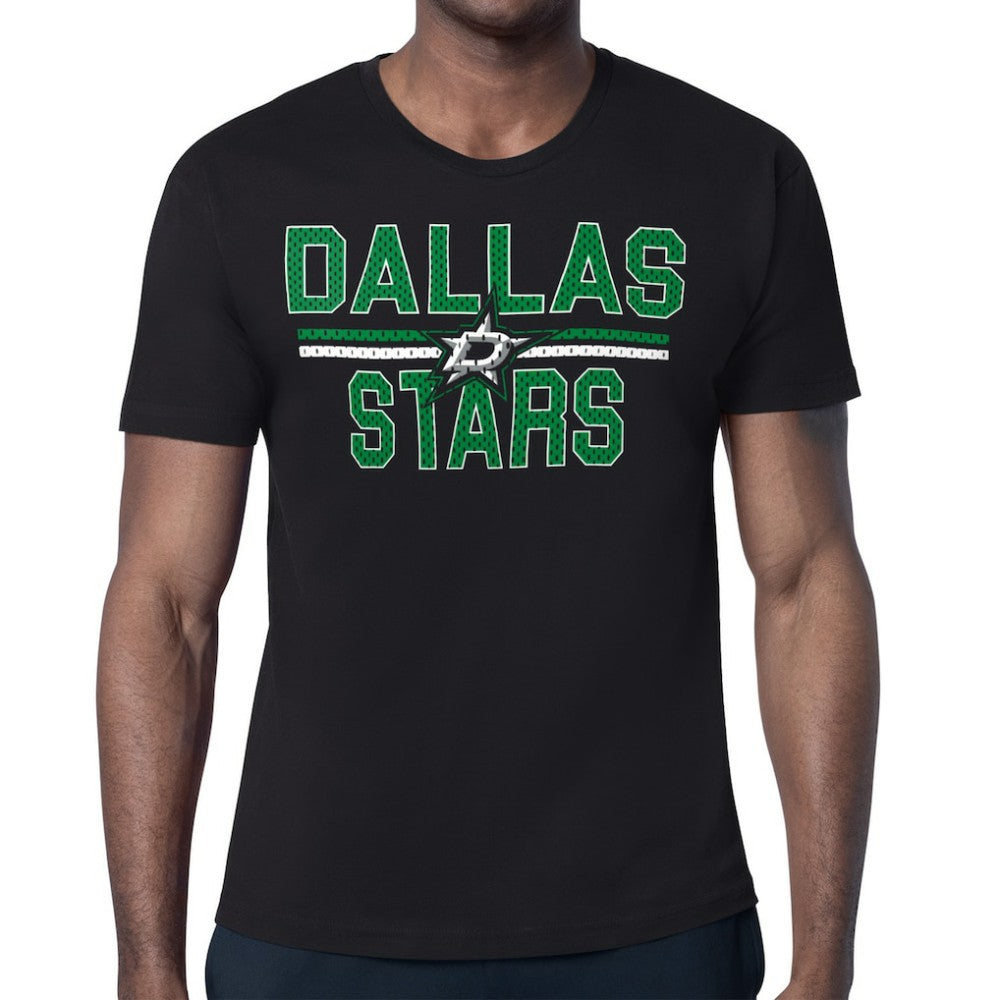 Dallas Stars Starter Mesh Look Team Name T-Shirt - Black | US 202296540