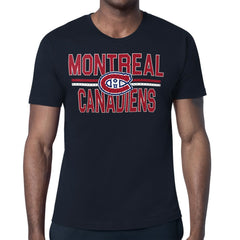 Montreal Canadiens Starter Mesh Look Team Name T-Shirt - Navy | US 202296602