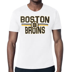 Boston Bruins Starter Mesh Look Team Name T-Shirt - White | US 202296623