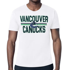 Vancouver Canucks Starter Mesh Look Team Name T-Shirt - White | US 202296629