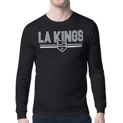 Los Angeles Kings Starter Mesh Look Team Name Long Sleeve T-Shirt - Black | US 202296663