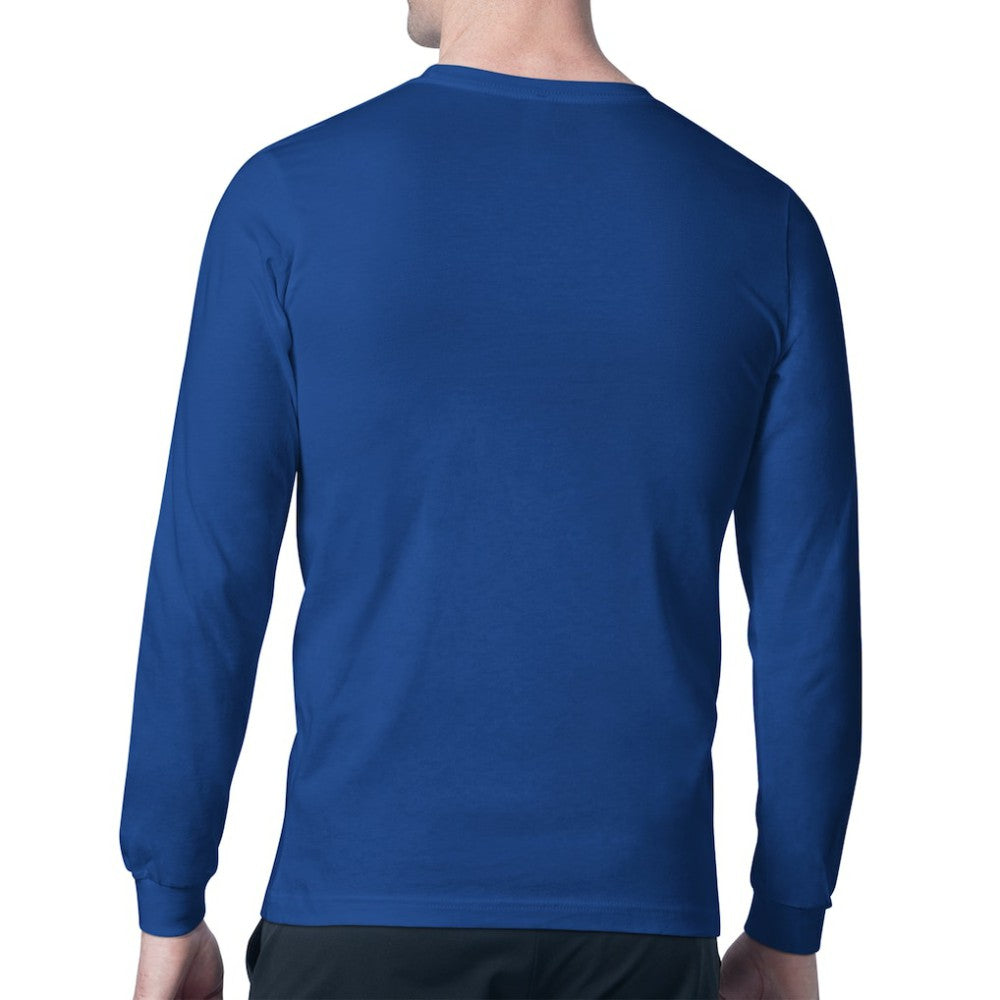 Edmonton Oilers Starter Mesh Look Team Name Long Sleeve T-Shirt - Royal | US 202296714