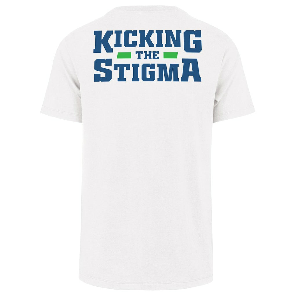 Indianapolis Colts '47 Unisex Mental Health is Health Kicking the Stigma Franklin T-Shirt - White T-shirts