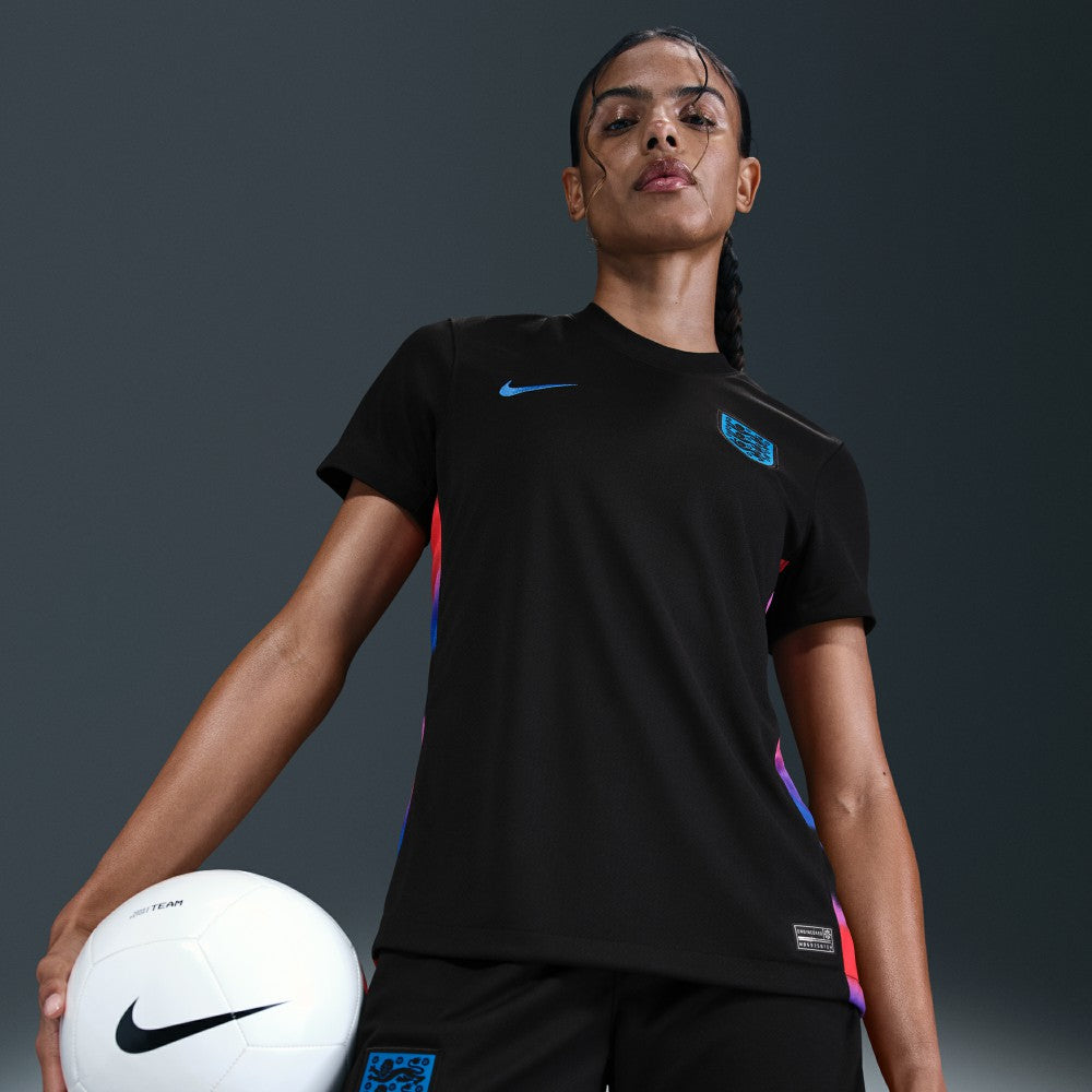 England Women's National Team Women's 2025/26 Away Replica Jersey Black - Nike discount