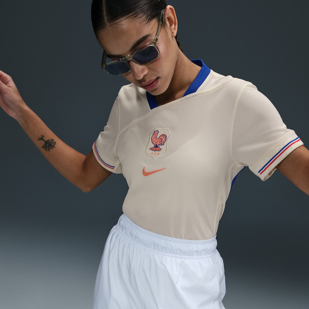 France Women's National Team Women's 2025/26 Away Replica Jersey Cream - Nike discount