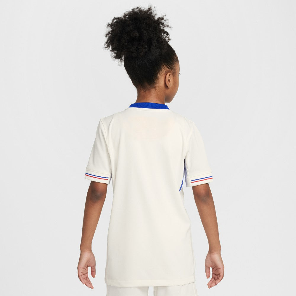 France Women's National Team Youth 2025/26 Away Replica Jersey Cream - Nike on sale