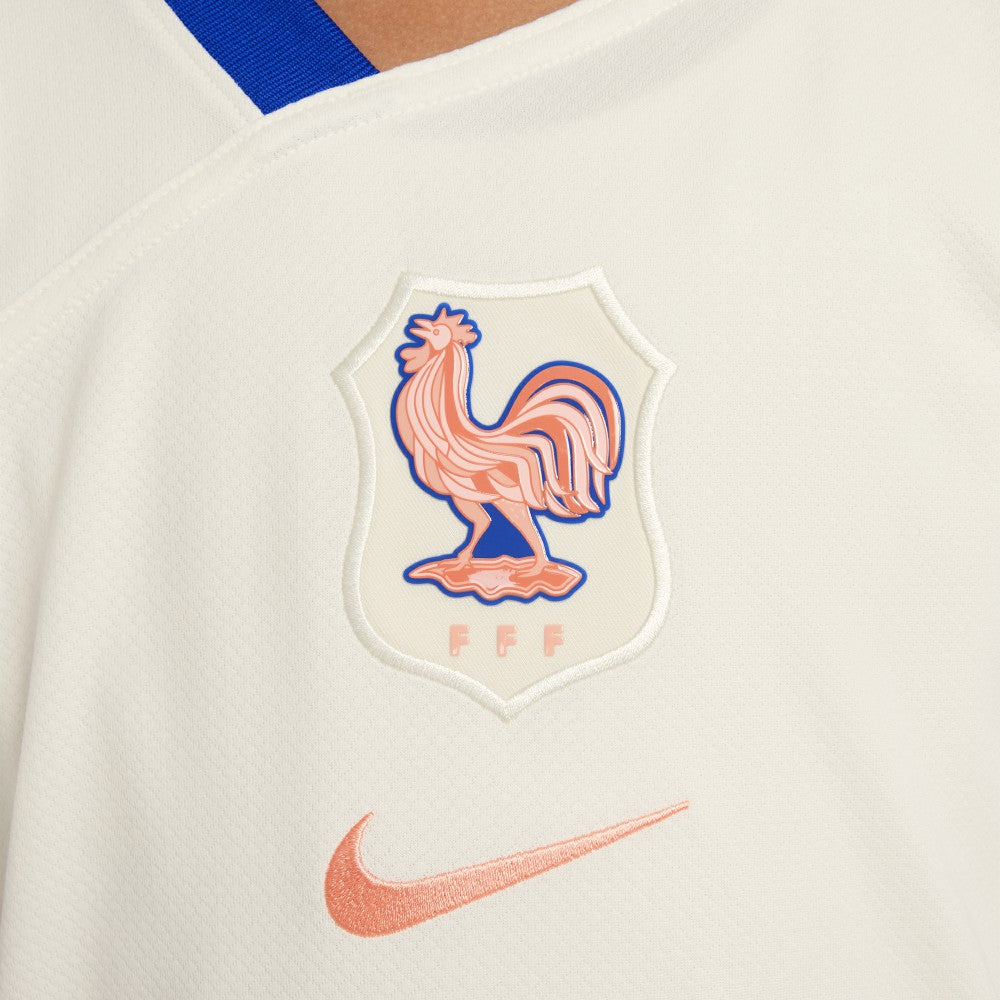 France Women's National Team Youth 2025/26 Away Replica Jersey Cream - Nike on sale