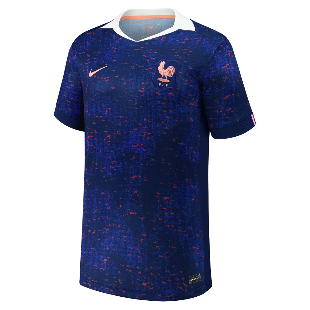 France Women's National Team Youth 2025/26 Home Replica Jersey Blue - Nike sale
