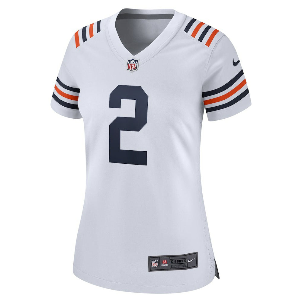D.J. Moore Chicago Bears Women's Alternate Game Jersey - White Jerseys