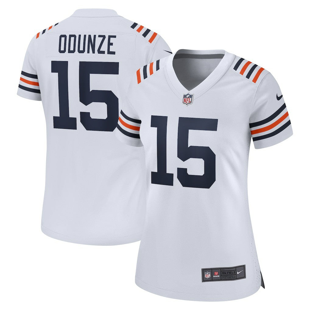 Rome Odunze Chicago Bears Women's Alternate Game Jersey - White Jerseys