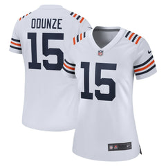Rome Odunze Chicago Bears Women's Alternate Game Jersey - White Jerseys