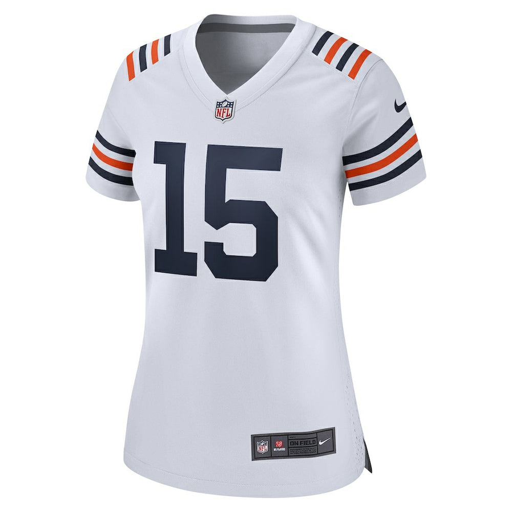Rome Odunze Chicago Bears Women's Alternate Game Jersey - White Jerseys