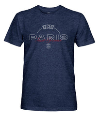 Paris Saint-Germain 1863FC Slogan Vintage Tri-Blend T-Shirt Navy