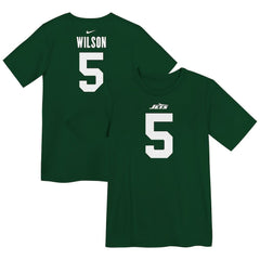Garrett Wilson New York Jets Preschool Player Name & Number T-Shirt - Green T-shirts