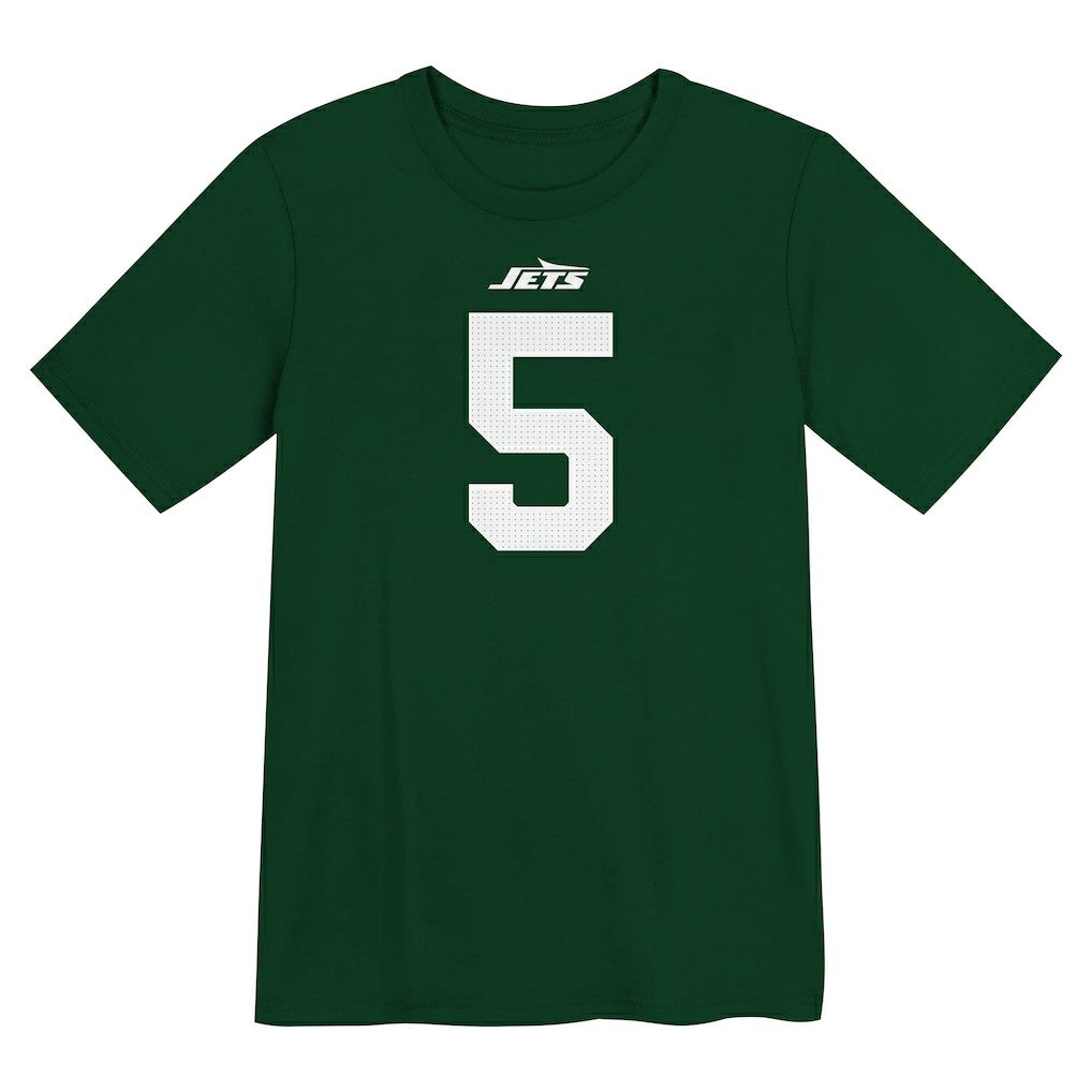 Garrett Wilson New York Jets Preschool Player Name & Number T-Shirt - Green T-shirts