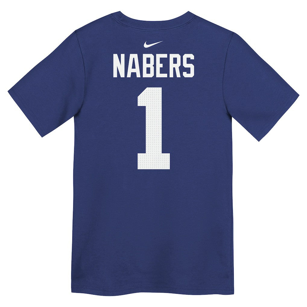 Malik Nabers New York Giants Preschool Name & Number T-Shirt - Royal T-shirts