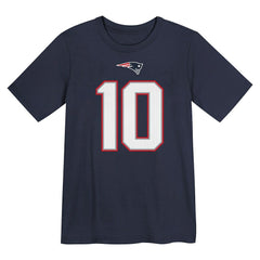 Drake Maye New England Patriots Preschool Player Name & Number T-Shirt - Navy T-shirts