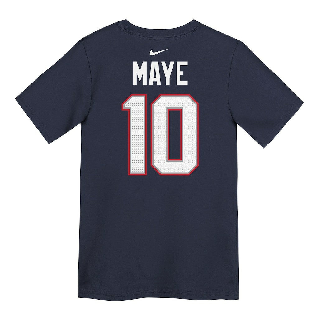 Drake Maye New England Patriots Preschool Player Name & Number T-Shirt - Navy T-shirts