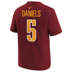 Jayden Daniels Washington Commanders Preschool Player Name & Number T-Shirt - Burgundy T-shirts