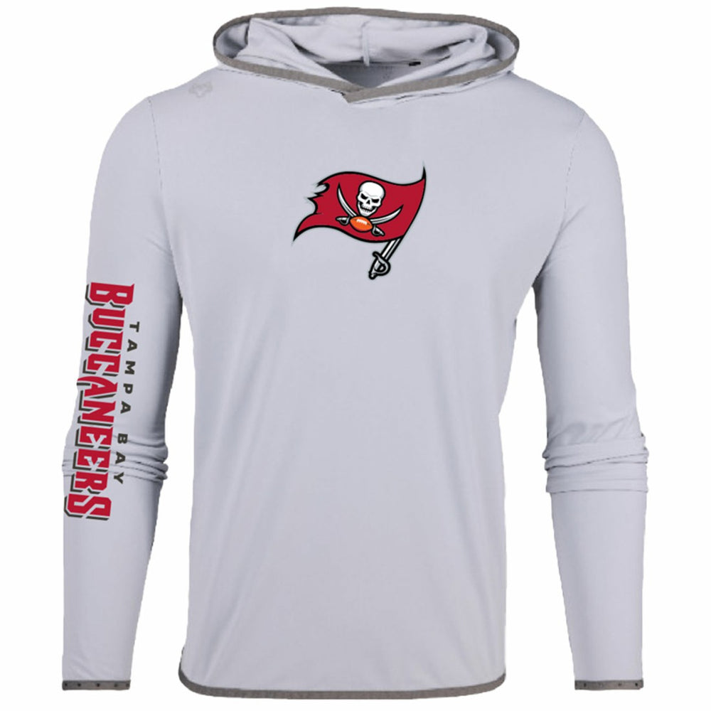 Tampa Bay Buccaneers Greyson Clothiers Colorado Long Sleeve Hoodie T-Shirt - Gray Hoodies