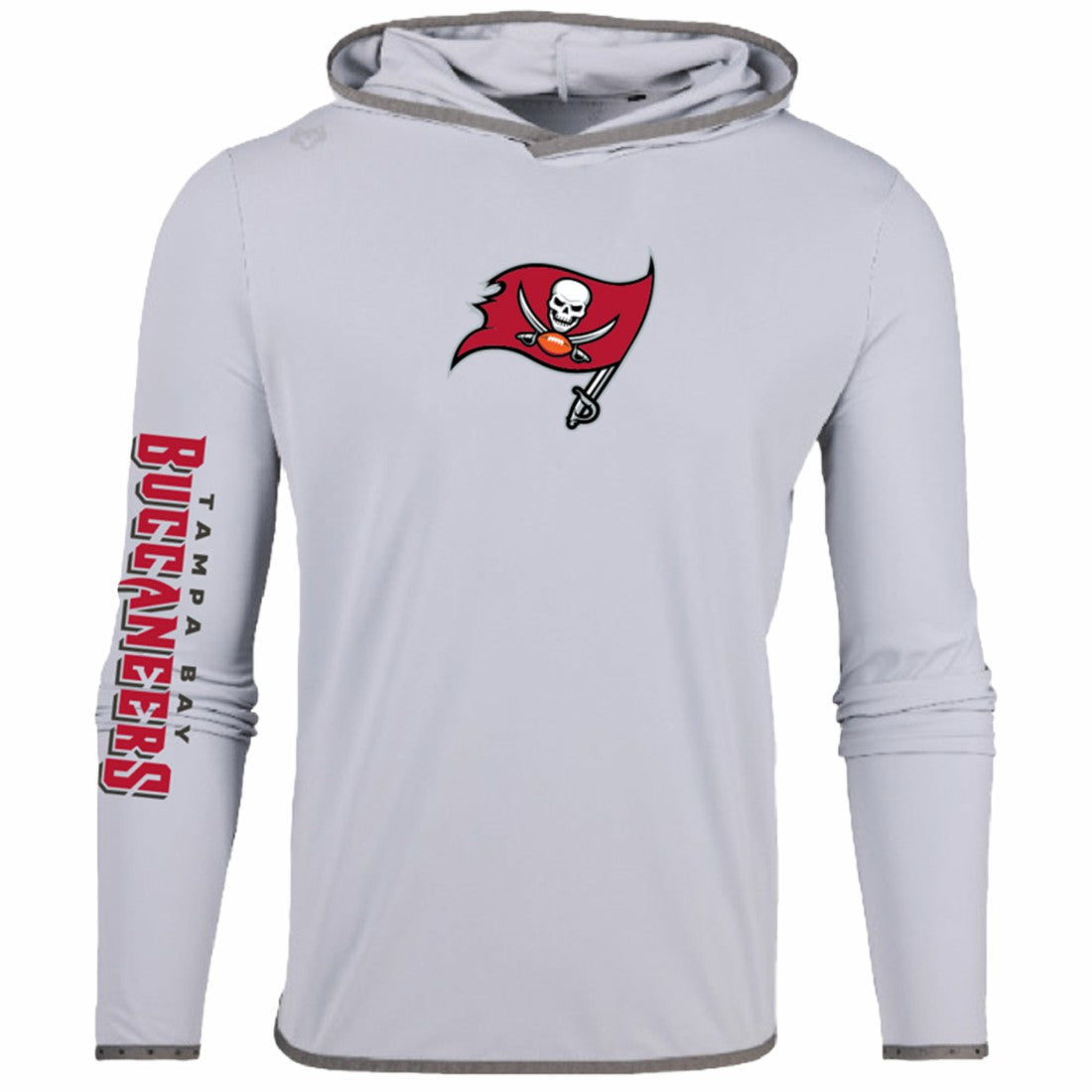 Tampa Bay Buccaneers Greyson Clothiers Colorado Long Sleeve Hoodie T-Shirt - Gray Hoodies