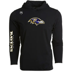 Baltimore Ravens Greyson Clothiers Colorado Long Sleeve Hoodie T-Shirt - Black Hoodies