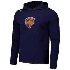 Chicago Bears Greyson Clothiers Colorado Long Sleeve Hoodie T-Shirt - Navy Hoodies