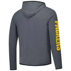 Green Bay Packers Greyson Clothiers Colorado Long Sleeve Hoodie T-Shirt - Charcoal Hoodies