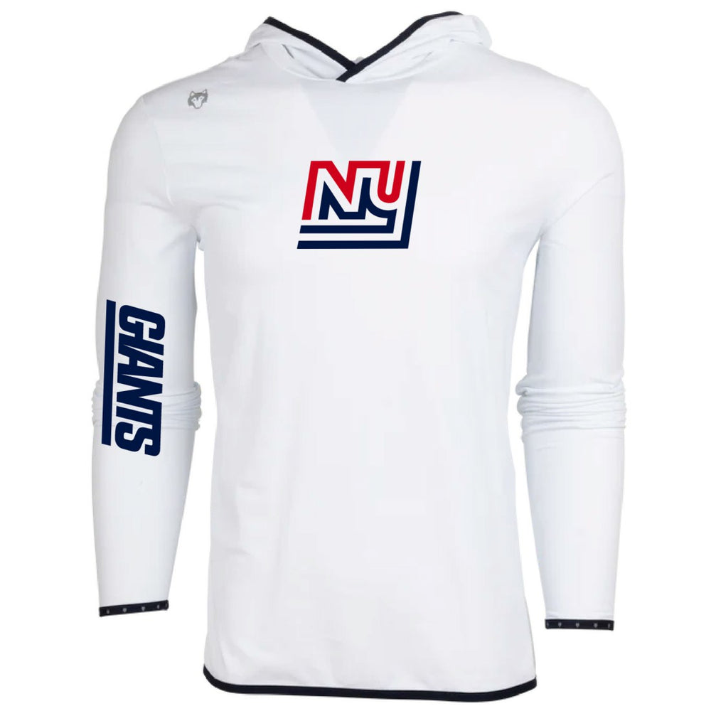 New York Giants Greyson Clothiers Colorado Long Sleeve Hoodie T-Shirt - White Hoodies