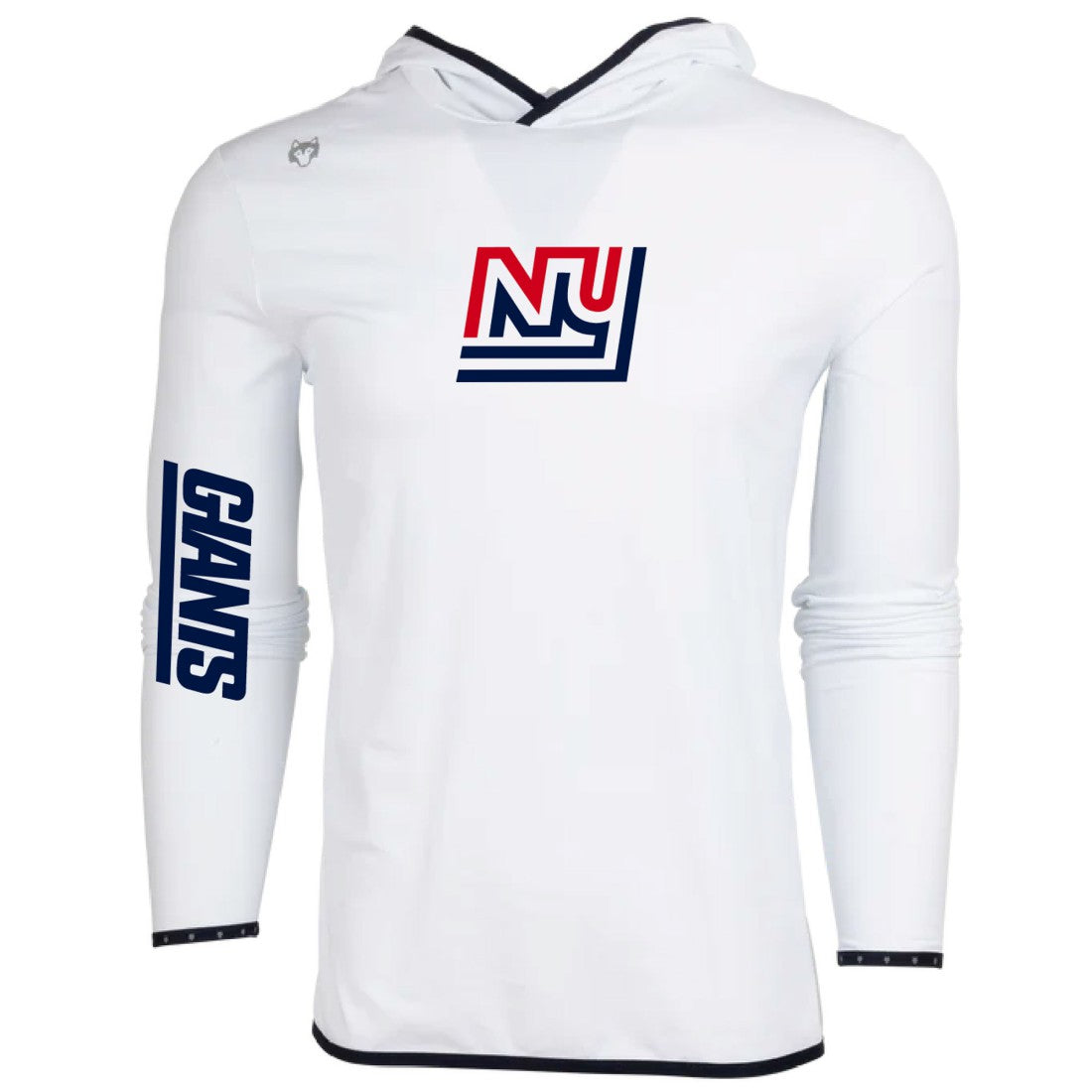 New York Giants Greyson Clothiers Colorado Long Sleeve Hoodie T-Shirt - White Hoodies