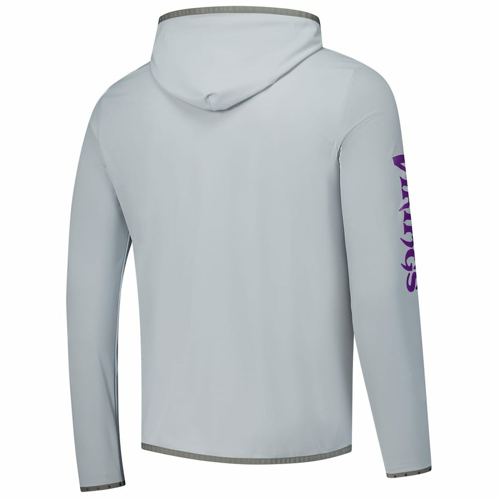 Minnesota Vikings Greyson Clothiers Colorado Long Sleeve Hoodie T-Shirt - Gray Hoodies