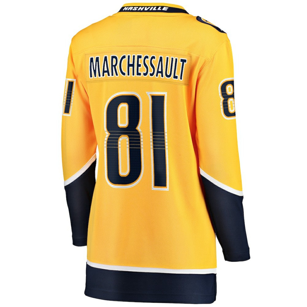 Jonathan Marchessault Nashville Predators Fanatics Women's Breakaway Jersey - Gold | US 202315455