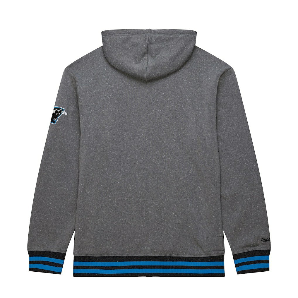 Carolina Panthers Vintage Logo Snow Washed Fleece Pullover Hoodie - Heather Gray Hoodies